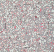 Кварцвиниловые полы Forbo Allura Material 63588DR7 pink terrazzo circle фото 1 | FLOORDEALER